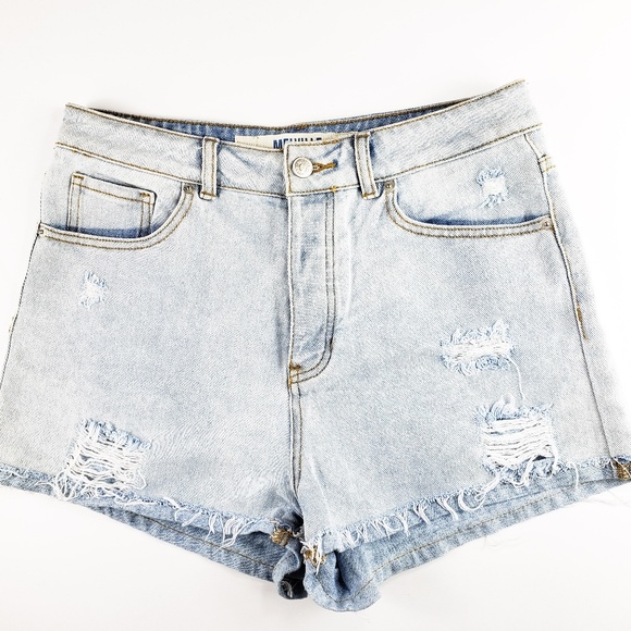 Brandy Melville Pants - Brandy Melville distressed high waisted shorts